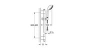 Grohe  Relxa   Champagne 900mm 28932
